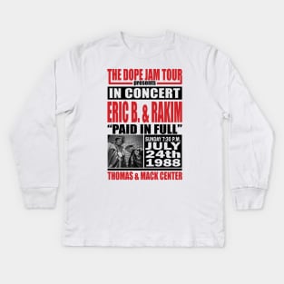 The Dope Jam Tour (1988) Kids Long Sleeve T-Shirt